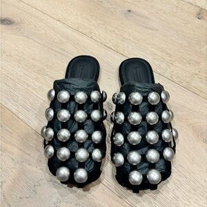 Alexander Wang Velvet Amelia Slippers